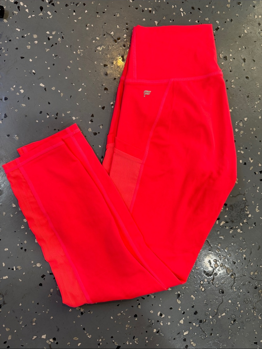 Fabletics Neon Red High-Waist Leggings